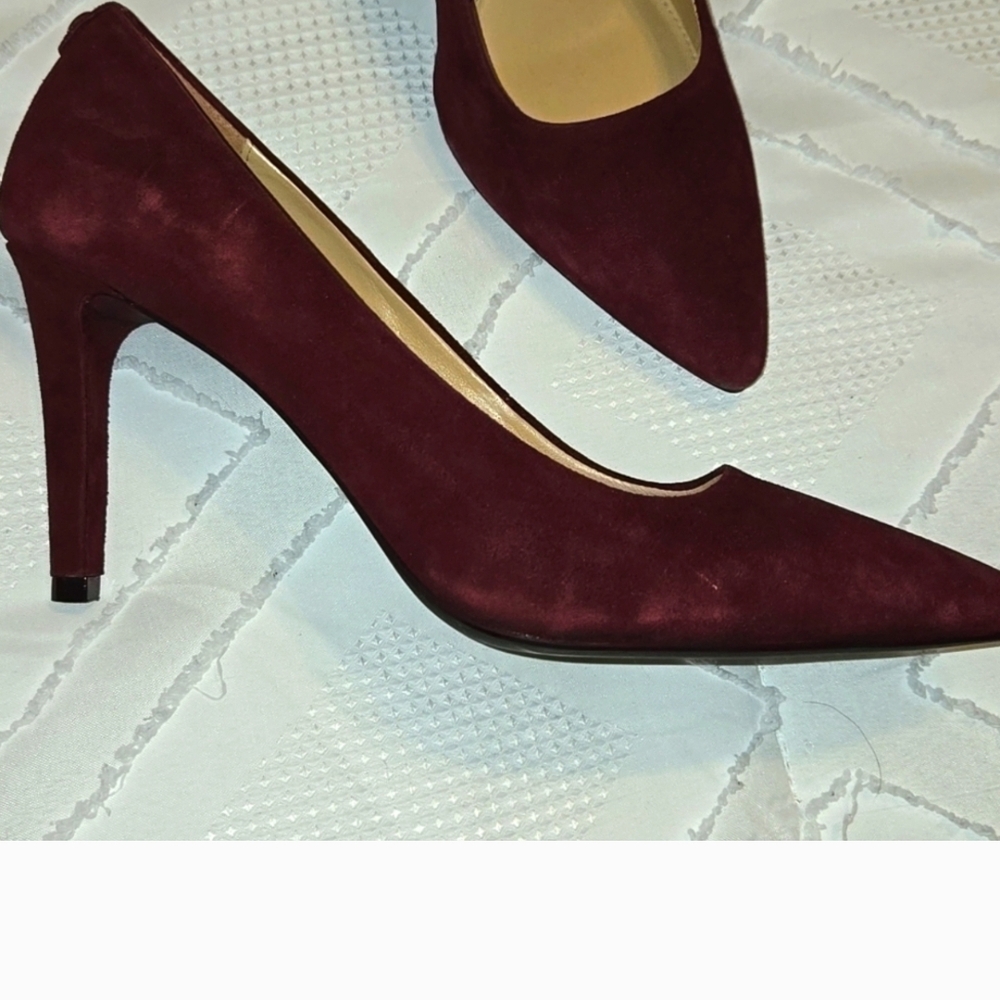 Elegant Burgundy Women's Heels